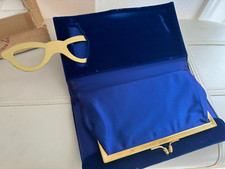 Bienen Davis Velvet Clutch 9" X 5"