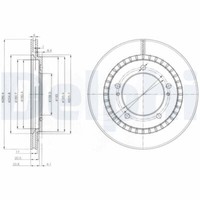 2X Delphi BG3820 Bremsscheibe FüR Suzuki
