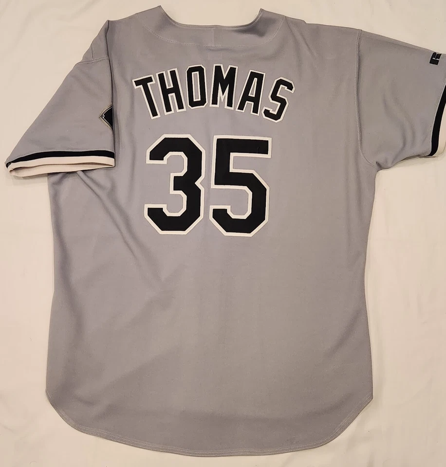 Camiseta deportiva vintage Riddell Chicago White Sox Frank Thomas gris talla 52 Foto 3 de 3