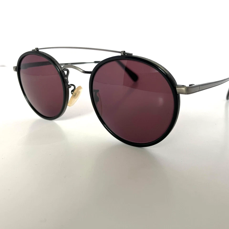 De colección Polo Ralph Lauren 536 Gafas C. 075 Negro Mate y Marco Gunmetal Solo Foto 2 de 4