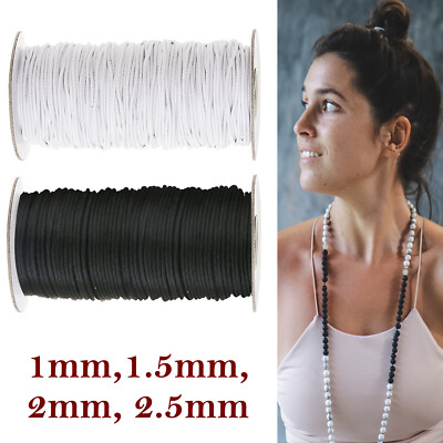 Gummikordel Schnur Bungee Stoßkordel für Armbänder, Halsketten, Maske Basteln