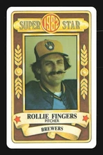 1982 Topps Perma-Graphics #150-SS8216 Rollie Fingers Milwaukee Brewers HOF