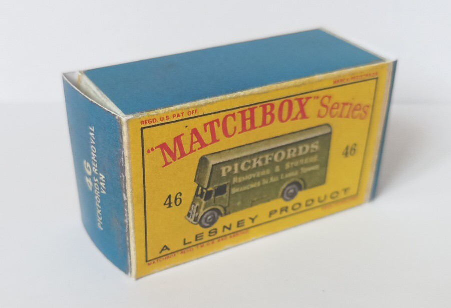 ミニカー MATCHBOX No.46 Pick Fords Removal Van Matchbox Lesney #46 Pickfords Removal Van Truck Lorry