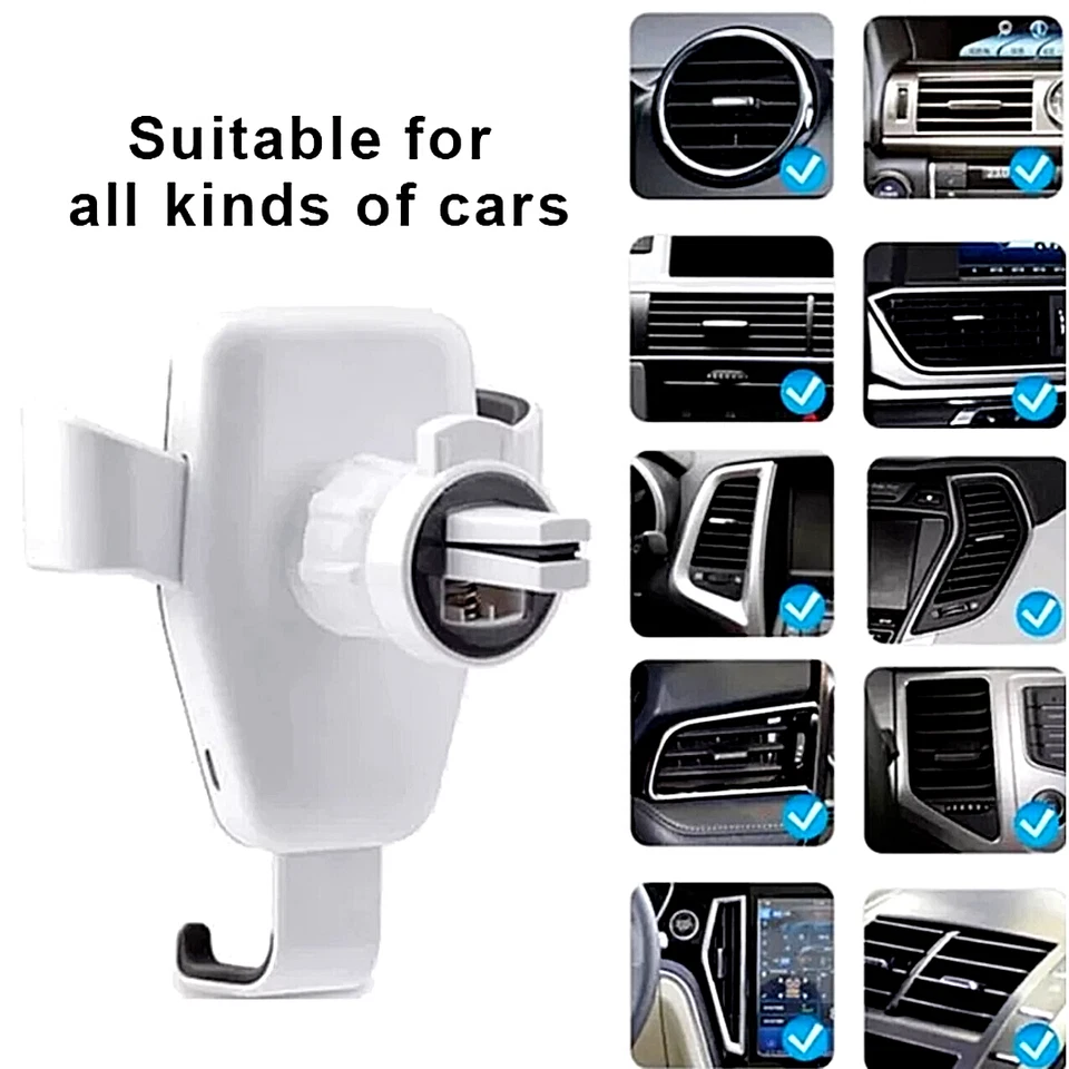 Cargador de Carro Coche Auto Rapido Inalambrico para Telefonos Cell Universal - Image 3 of 4