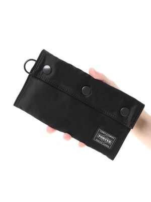 PORTER TANKER POCKET WALLET(L) Black 622-27846 Unisex Yoshida & Co