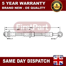 Fits 200 Streetwise ZR 1.4 1.6 1.8 2.0 D TD FirstPart Rear Brake Hose SHB100800
