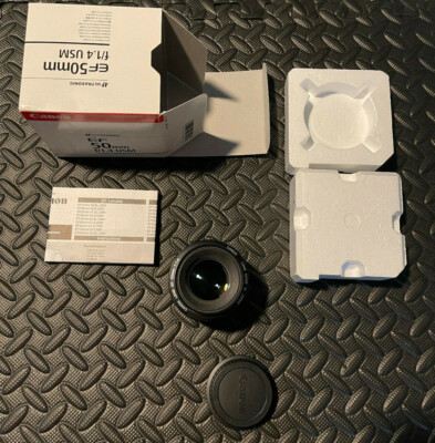 [Top MINT BOXED] Canon EF 50mm f/1.4 USM Standard AF Lens For EOS From JAPAN