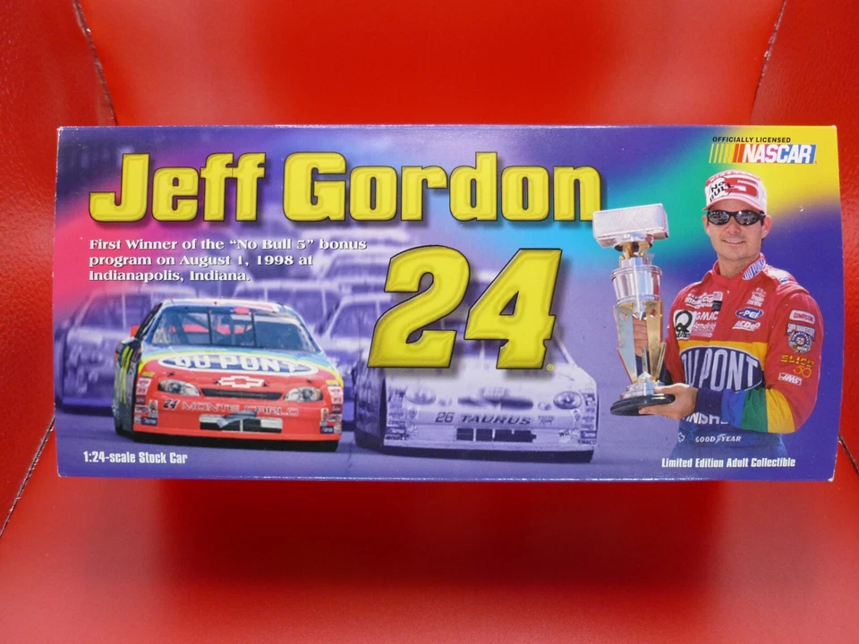 REDUCED 1/24 RCCA Jeff Gordon 1998 No Bull 5 Winner CWB 1/3500 Hendrick Dupont - Image 2 of 4