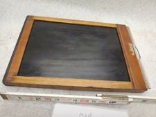 Vintage Dry Plate Tin Picture Film Wood Antique Camera Folmer Graflix Civil War