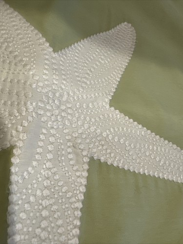 Harbor House Green & White Starfish Square Throw Pillow Cover - Picture 2 of 5