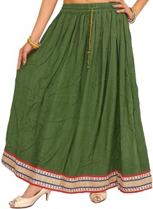 rayon wrap around skirt