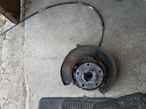 VW Touareg 7L Bj04  Radnabe Radlagergehäuse Hinten Rechts  5,0 V10 TDI AYH 230kw