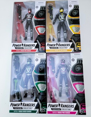 Power Rangers S.P.D. Lightning Collection A Squad Action Figures Lot
