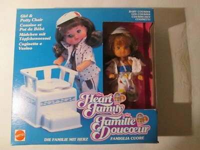 Barbie, The Heart Family , les Cousines 1988, Mattel - Photo 1/3