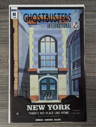 Ghostbusters: International #8 Dan Schoening copertina New York IDW Comics 2016 - Foto 1 di 1