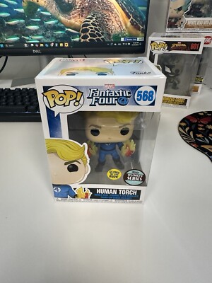 Funko Pop! Vinyl: Marvel - Human Torch (Glow in the Dark) #568