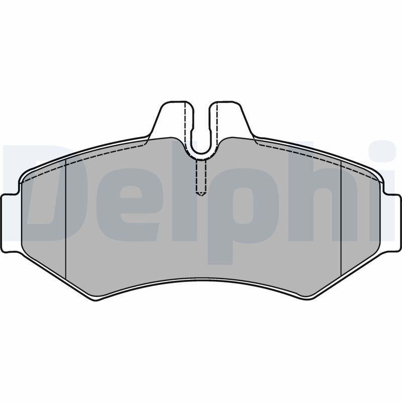 Plaquettes de frein DELPHI LP1437 qualité première monte pour MERCEDES SPRINTER