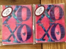 2 PACKS OF 8 CARDS LEANIN' TREE VALENTINE'S DAY CARDS & ENVELOPES NEW SEALED