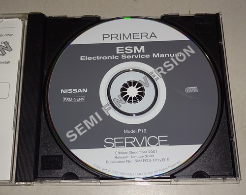 Manual de Taller De CD Nissan Primera P12 Stand 01/2002 - Imagen 2 de 2
