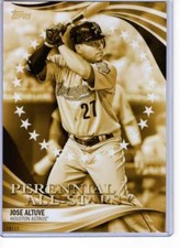 Jose Altuve 2019 Topps Update Perennial All-Stars 5x7 Gold #PAS-36 /10 Astros 