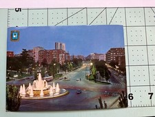 vintage 1979 Plaza de San Juan de la Cruz Postcard -  Madrid  Spain