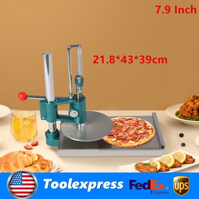 7.9''Pizza Dough Press Machine Stainless Steel Pizza Press Maker Hand Press Tool