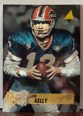 1995 Pinnacle Trophy Collection #202 Jim Kelly   F7