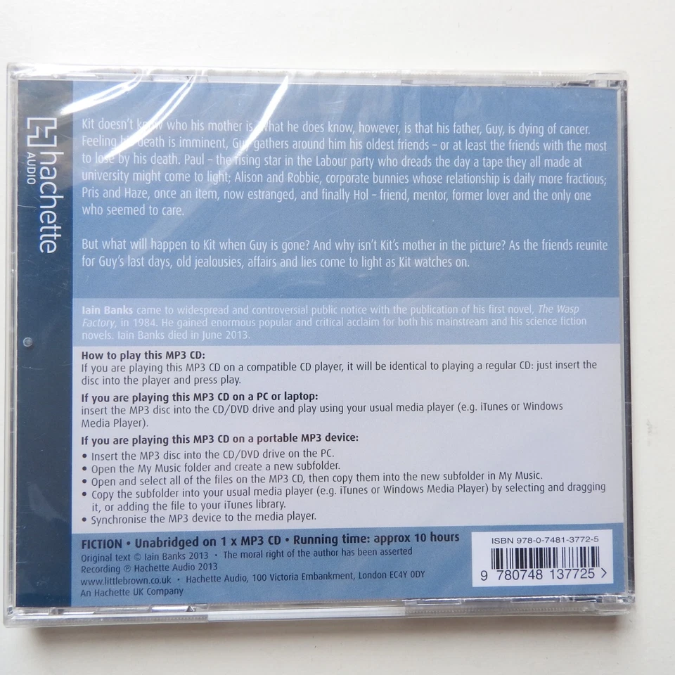 Quarry - Iain Banks audio book on MP3 CD read by Peter Kenny unabridged - Image 2 of 2