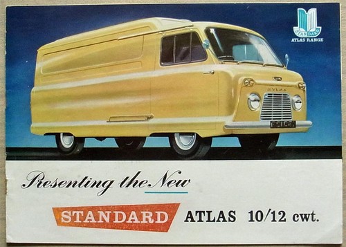 STANDARD ATLAS 10/12 cwt VAN & ABHOL LKW Verkaufsbroschüre September 1958 #279/9/58