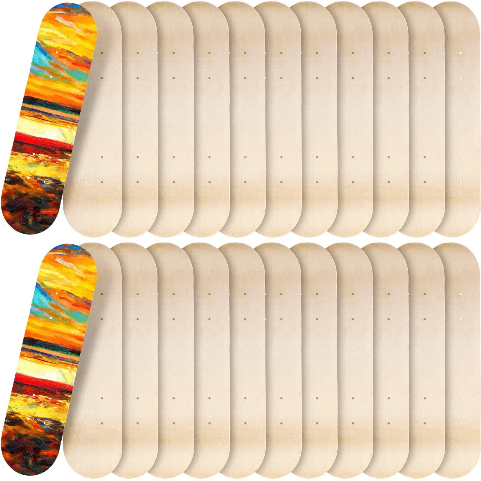 Decks Bulk 24 X 6 Inch Professional Maple