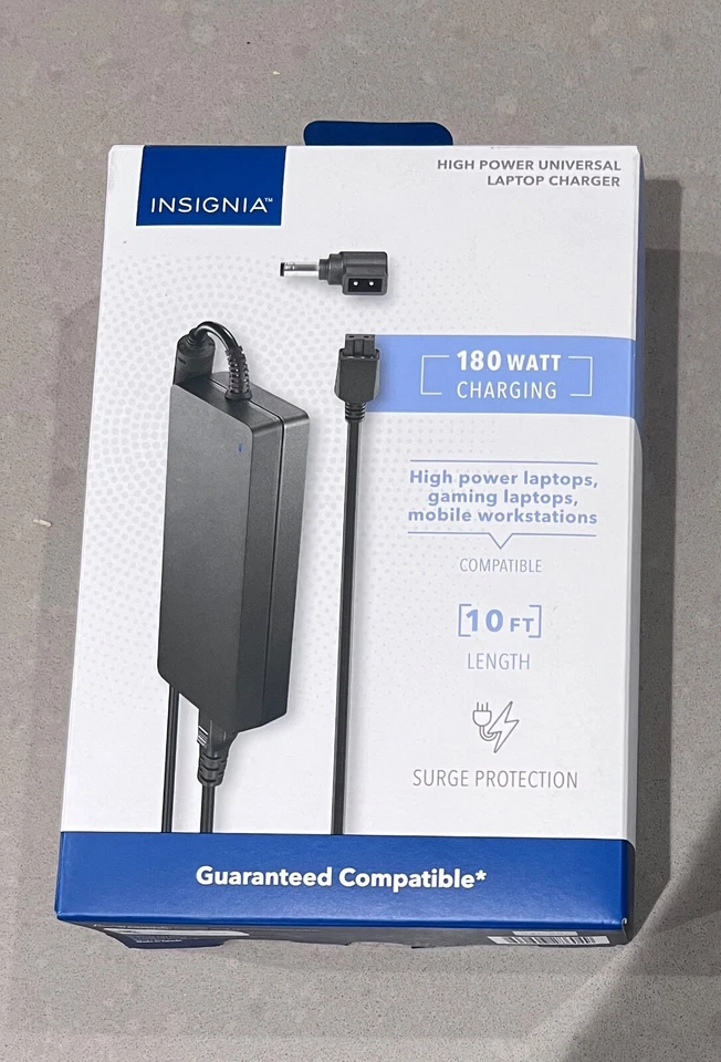 Insignia 180W High Power Universal Laptop Charger NS-PWL9180 - Image 2 of 4