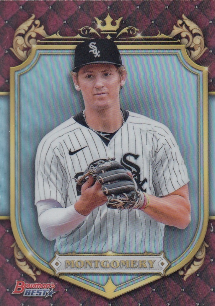 COLSON MONTGOMERY BOWMAN'S BEST ROOKIE PROSPECTIVE ROYALTY RC WHITE SOX #5 2022