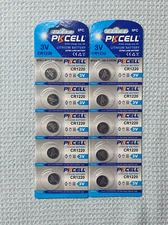 10 X CR1220 1220 Lithium 3v Battery DL1220 BR1220 LM1220 ECR1220 US SELLER
