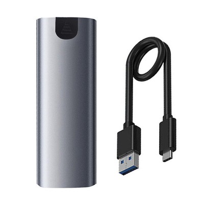 M.2 HHD Box Type-C 3.1 Aluminum Alloy for 2230/2242/2260/2280 SSD (NVME 10Gpbs) 