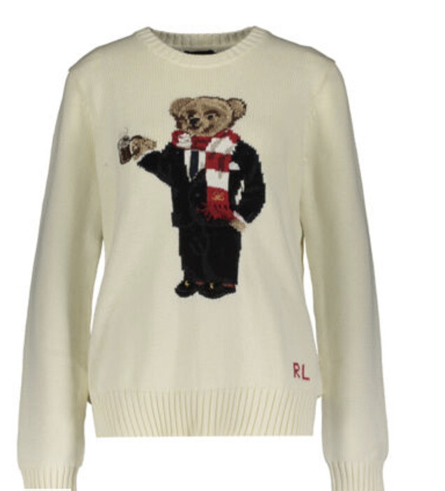 Polo Ralph Lauren Hot Chocolate Teddy Bear Jumper Size L (NEW) | eBay