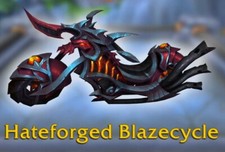 Hateforged Blazecycle Mount Mountain Dew Promo Hassgeschmiedetes Feuerrad WoW