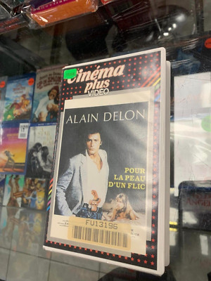 Pour la Peau d'Un Flic (Alain Delon) Cinéma Plus Vidéo VHS RARE Québec FR French