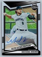 Michael Knorr 2022 Panini Elite Extra Signatures Autograph AU Astros #75