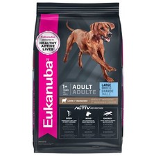 Eukanuba Large Breed Dog Food Dry Formula 30lb Lamb Protein Adult Nutrition
