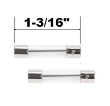 (2) Replacement Fuse 20A 250V For GNP Hot Dog Roller Grill & More 1-3/16"