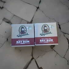 Dr. Squatch Bay Rum Set Of 2 Zero Grit Soaps 5oz Per Bar