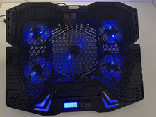 TopMate C5 12-15.6 inch Gaming Laptop Cooler Cooling Pad  Tested  Working