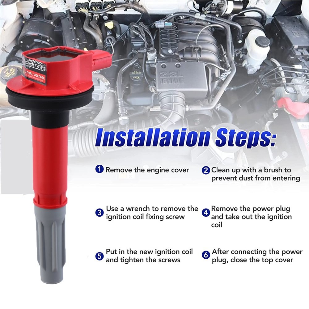 8Packs Spark Plugs And Coil Packs For Ford F150 Mustang Lobo 5.0L V8 UF622 DG542 thumbnail 8