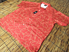 Vintage Kimono Remake Aloha Shirt XL Silk Handmade Japan Haori Fabric 751 NEW
