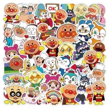 50 PVC Anpanman Stickers Mini Waterproof/Cute & Stylish Popular Anime & Manga