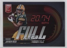 2025 Panini Donruss Elite Full Throttle Lavender Jayden Reed #23 1oy3