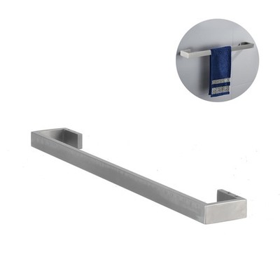 60cm Towel Rack Brushed 304 Stainless Steel Bathroom Accessories Shelf For SET