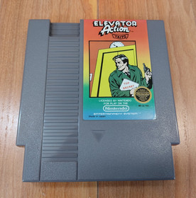 Nr MINTY BOX CIB Elevator Action complete in nintendo nes collector lot CLEAN A+