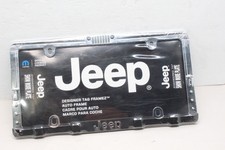 New Official Jeep Grill Chrome Metal License Plate Frame Front Rear New Official Jeep Grill Chrome Metal License Plate Frame Front Rear