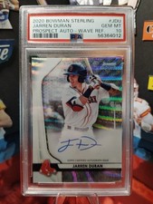 2020 Bowman Sterling - Prospect Auto Jarren Duran #BSPA-JDU Wave Refractor /125